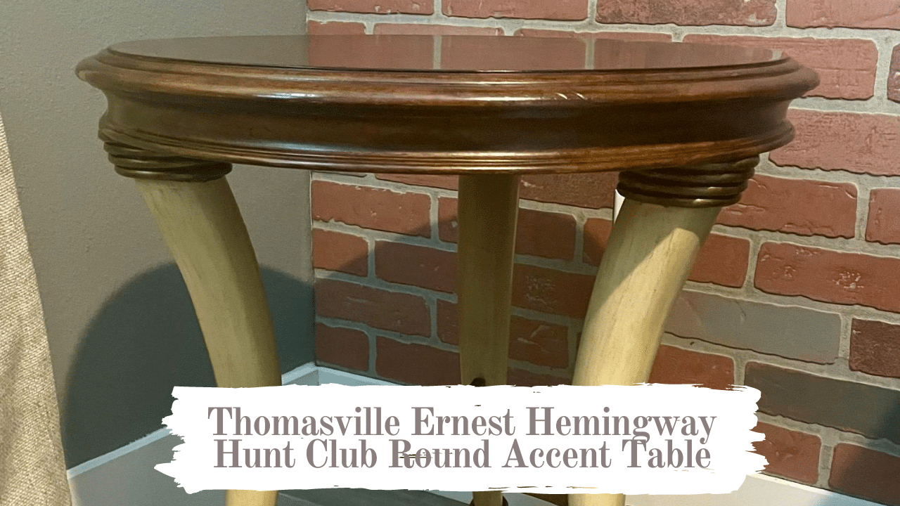 You are currently viewing Thomasville Ernest Hemingway Collection Hunt Club Round Accent Table