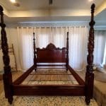 Used Ralph Lauren King Size 4 Poster Bed For Sale Image